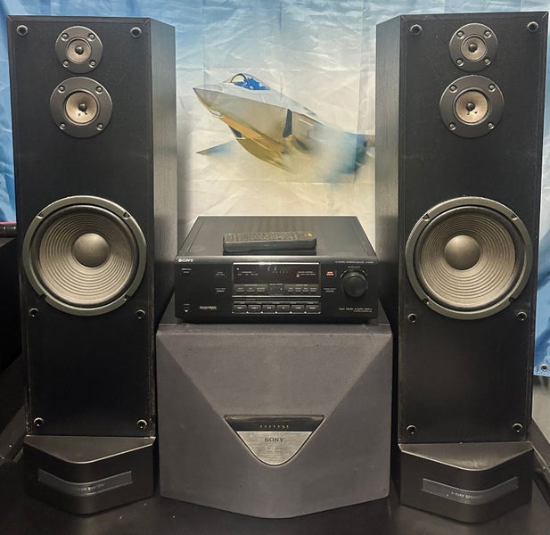 Sony TA-AV561 100W x 6 Phono Input Speakers and SUB Carousel 2