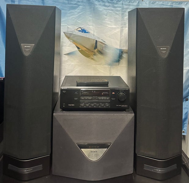 Sony TA-AV561 100W x 6 Phono Input Speakers and SUB Carousel 1