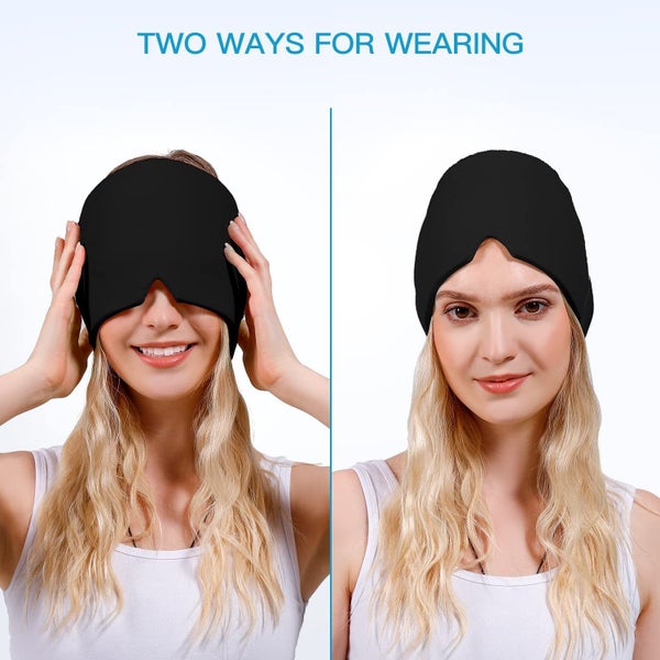 Headache Relief Hat Migraine Gel Eye Mask63616218033793111