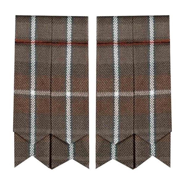 Tartan Black Watch Weathered Flashes Traditional Scottish Tartan Sock Flashes Carousel 2