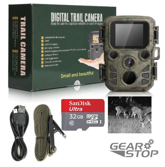 Hunting Trail Camera trailcam Game cam mini 1080P Waterproof 32GB night vision63654802241154110