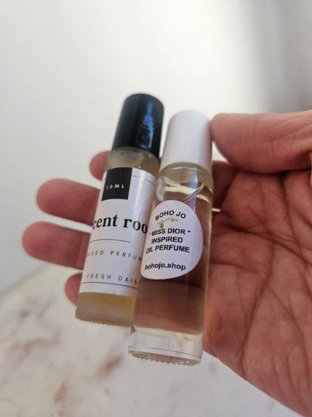 Roll on Perfume Oils 10ml Fresh Daisies and Miss Dior Carousel 2