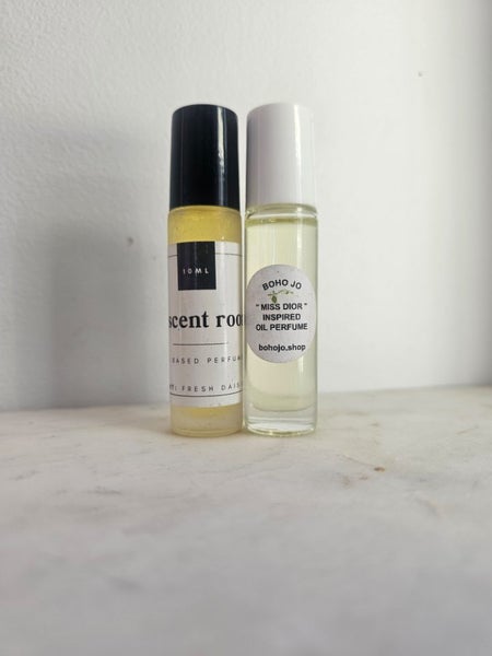 Roll on Perfume Oils 10ml Fresh Daisies and Miss Dior Carousel 1