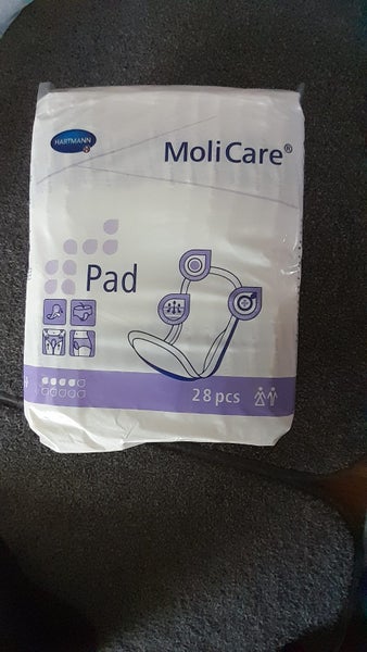 Molicare pads 28 pce new pkts. Carousel 2