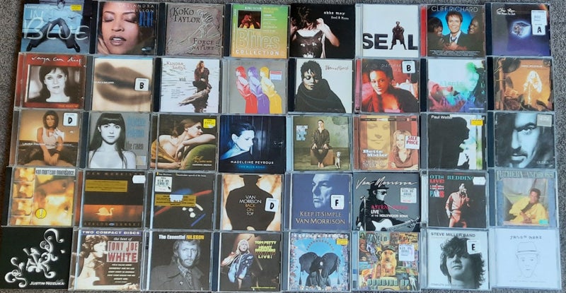 Van, Seal, Vandross, Peyroux, Wilson, Petty, Nilsson, Alanis - choose ONE CD Carousel 1