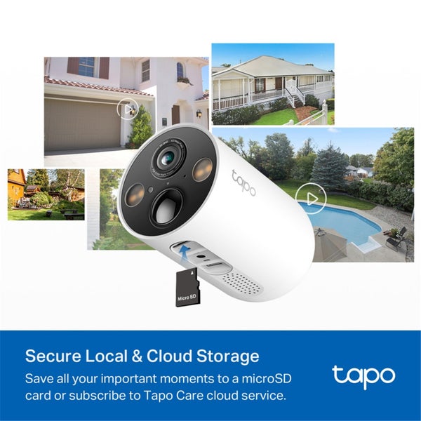 TP-Link Tapo C425 Kit 4MP/2K+ Outdoor Wire-Free Battery Camera with Solar Panel Carousel 10