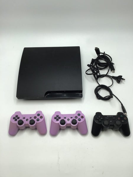 * 320GB Slim PS3 Console w/ 3 Controllers & Cables * Carousel 1