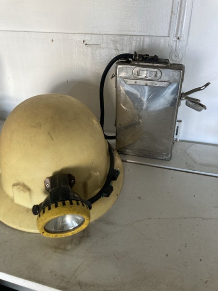 Vintage super lite cap lamp battery and miner helmet battery attachment Carousel 1