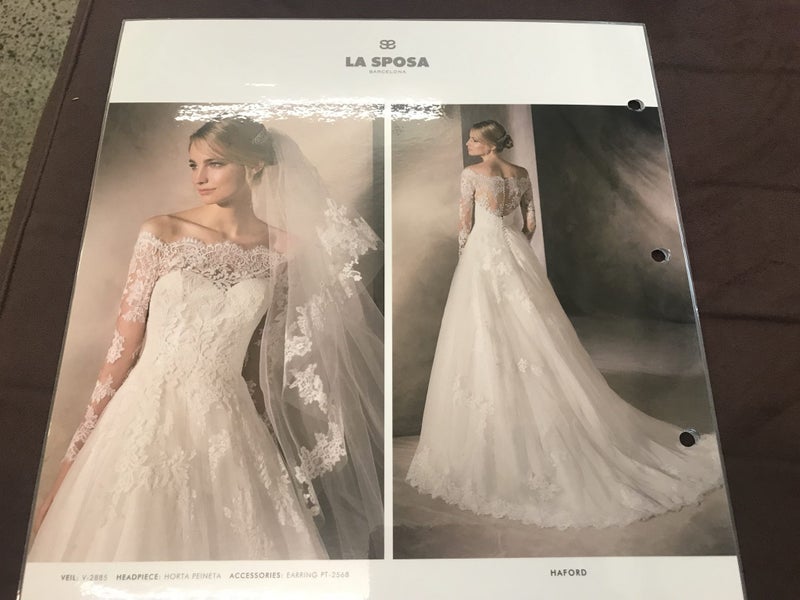 La Sposa nearly brand new wedding dress63616999693185111