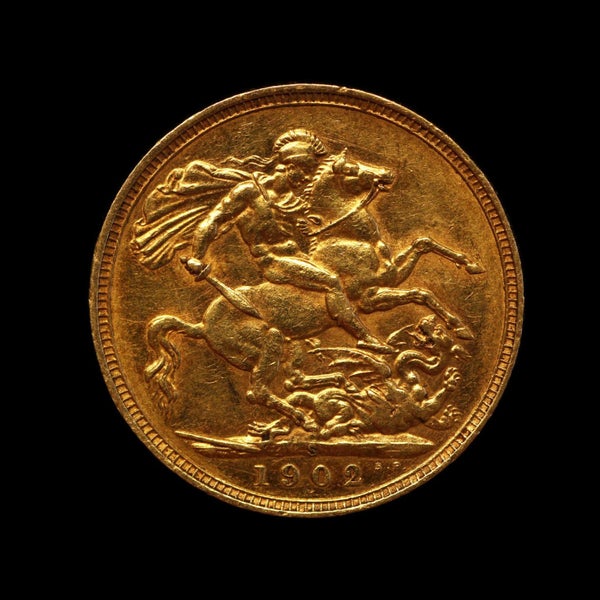 AUSTRALIA 1902S GOLD SOVEREIGN! Carousel 1