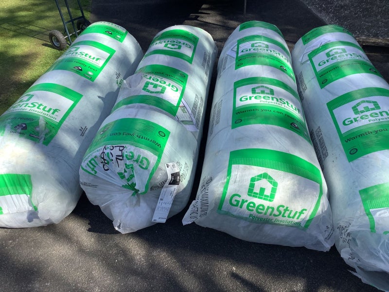 Greenstuf R2.6 at 400mm insulation wall underfloor ceiling 140mm thick Carousel 1