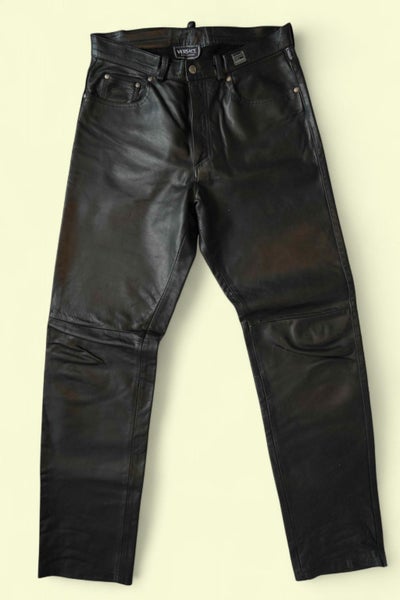 Vintage Mens Versace Leather Pants63616049627394114