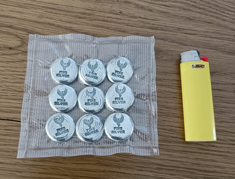 DEALS4DOLLARS - PURE 999 FINE SILVER, HAND POURED PHOENIX ROUNDS. ANTIQUED Carousel 5