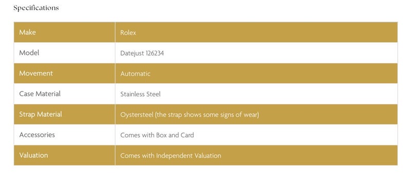 Rolex Datejust 126234 Watch Carousel 4