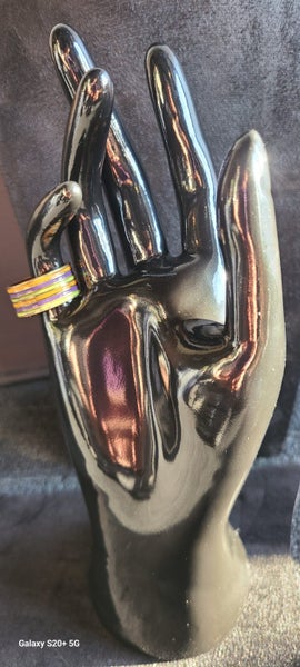 Vintage Wide Rainbow Band Ring Size 9 (Afterpay Available) Carousel 1