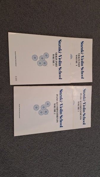 Suzuki Violin Lesson Books with tape and Piano Accompaniment versions Carousel 1