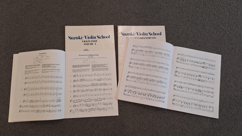 Suzuki Violin Lesson Books with tape and Piano Accompaniment versions Carousel 2