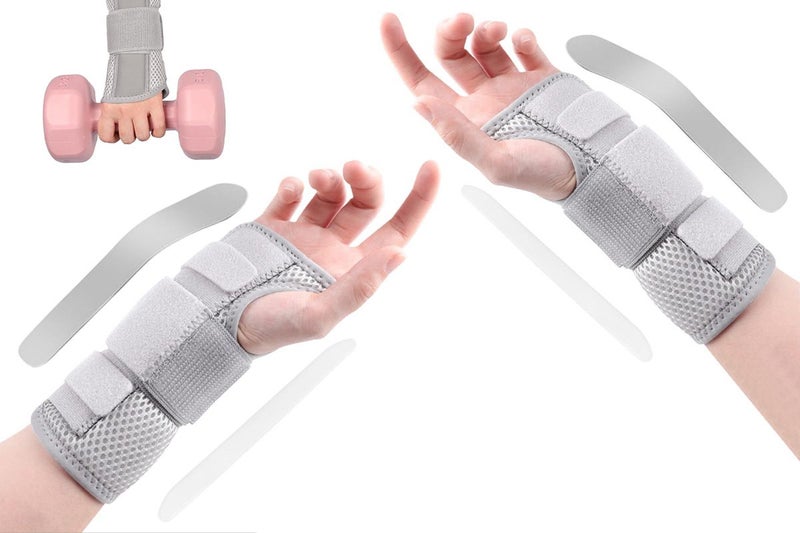 Wrist Brace with Removable Steel Splint for Carpal Tunnel Support -Black Carousel 1