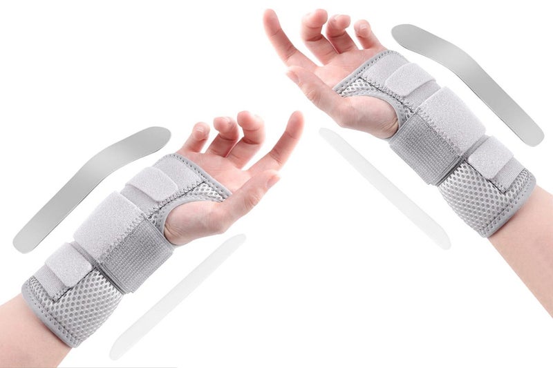 Wrist Brace with Removable Steel Splint for Carpal Tunnel Support -Black Carousel 2