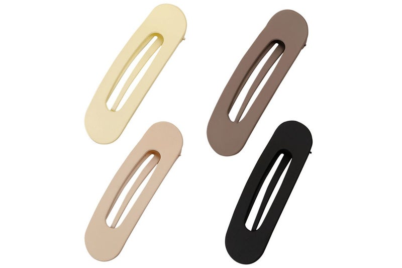 4 PCS Flat Claw Clips Large Lay Flat Hair Clips Strong Hold for Thick Thin Hair Carousel 2