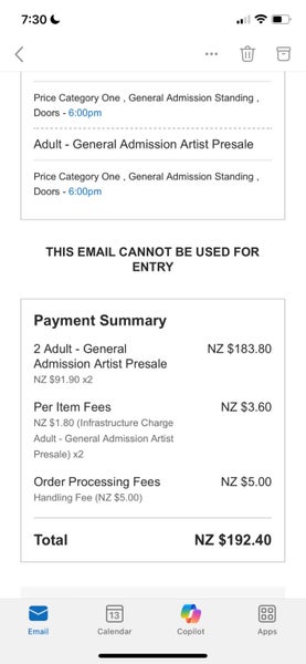 2x Ziggy Albert Tickets Carousel 3