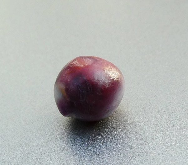 7.00MM EXTREMELY RARE NON-CULTURED 100% NATURAL PURPLE WILD PEARL Carousel 2