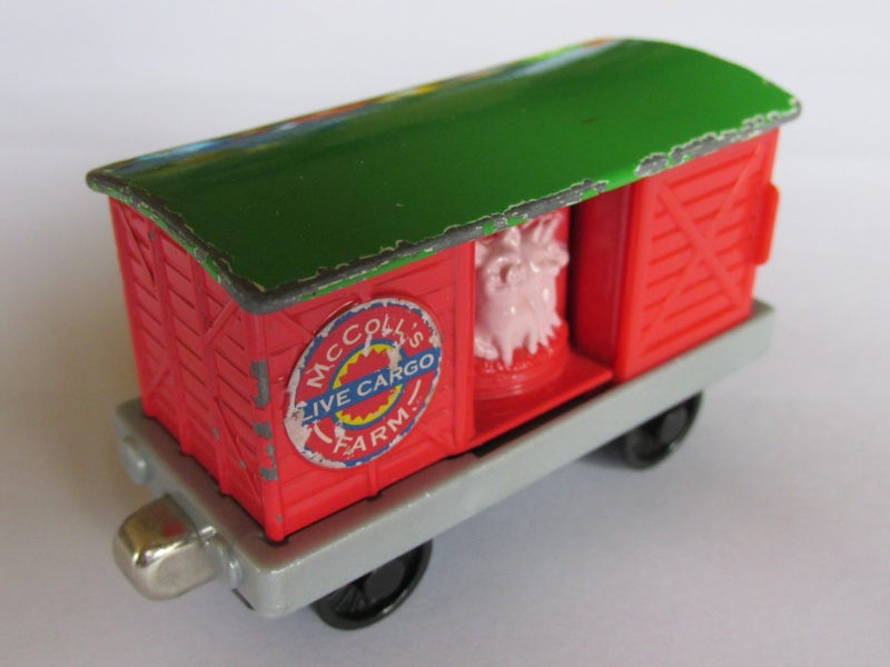 Thomas Die Cast "Farm Animal Car" "Very Rare" Carousel 1