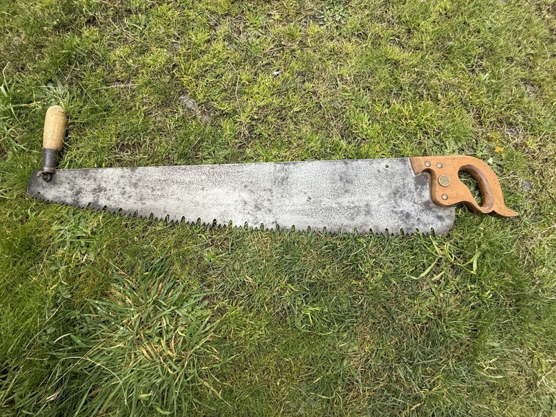 Vintage 2 person Cross Cut Saw Carousel 2