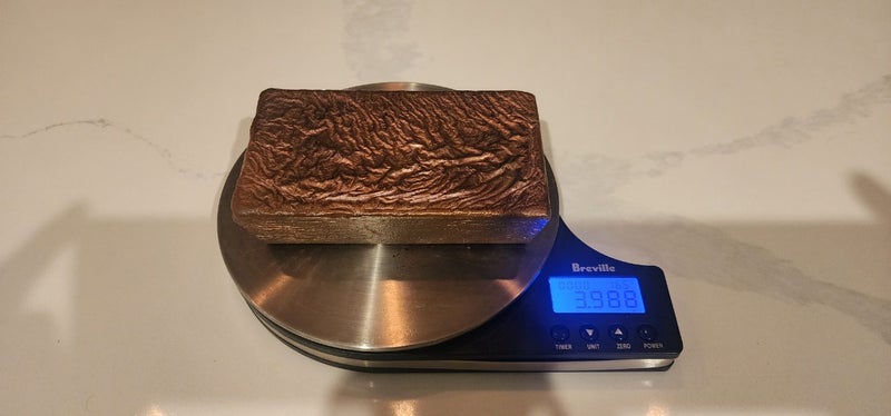 XXL 4kg Copper Bullion Bar .999 Carousel 1