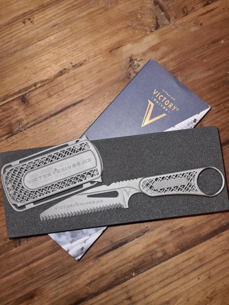 Titanium Victory knife - XTB Sailor's blade - limited edition (never used) Carousel 1