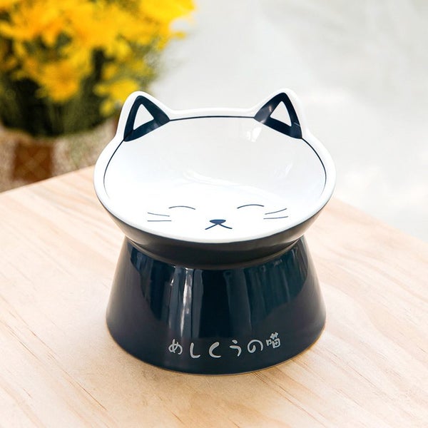 Ceramic Cat Bowl Cat Food Bowl Multi-Purpose Feeding Bowl Cat Water Bowl Pet Fee Carousel 1