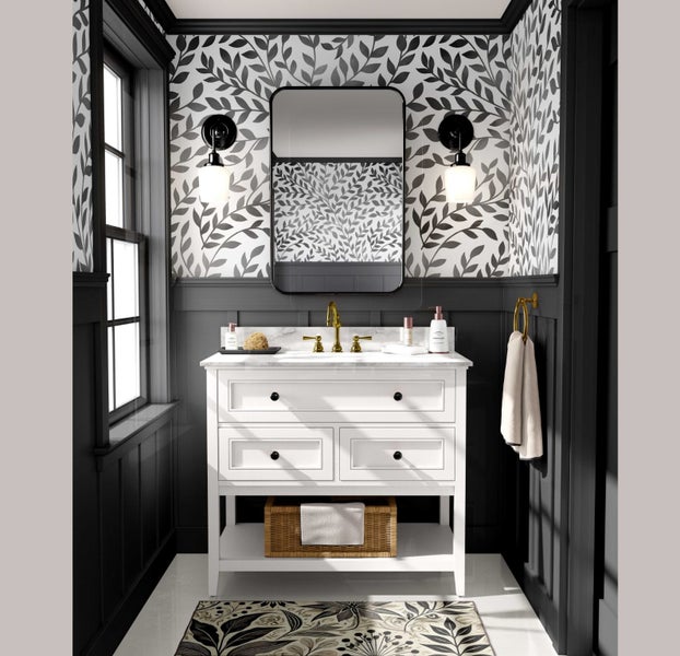 S4sassy Decorative paper, Botanical Harmony Print Wall Paper For TV wall styling Carousel 2