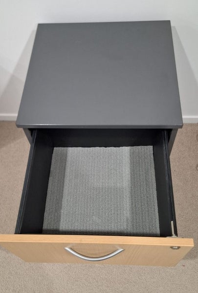 Mobile 2-Drawer Office Cabinet – On Wheels – Used Carousel 4