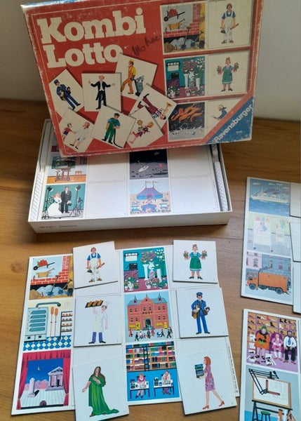 KOMBI LOTTO by Ravensburger {1973 RARE} Carousel 1