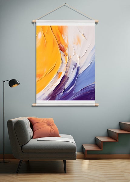 Abstract Art Canvas Print Wall Art Carousel 2
