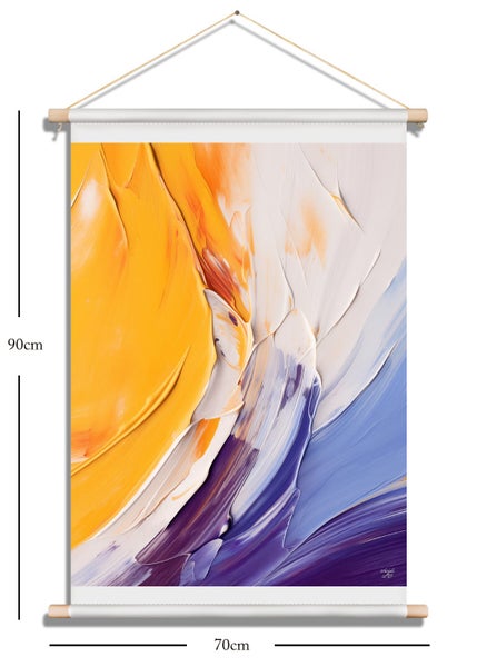 Abstract Art Canvas Print Wall Art Carousel 1