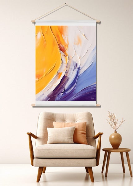 Abstract Art Canvas Print Wall Art Carousel 3