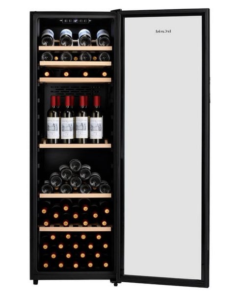 LeCavist 168 Bottle Single Zone Wine Cabinet - Black Carousel 2