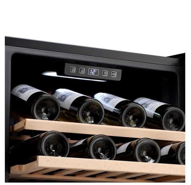 LeCavist 168 Bottle Single Zone Wine Cabinet - Black Carousel 7