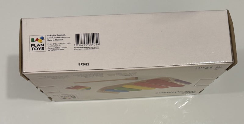 Plan Toys Kids Wooden colourful Oval Xylophone Carousel 2