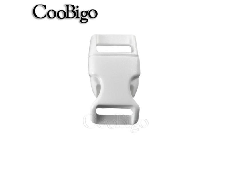 10pcs 5/8" Side Release Buckle 550 Paracord Bracelet Buckle Curved Backpack Carousel 1