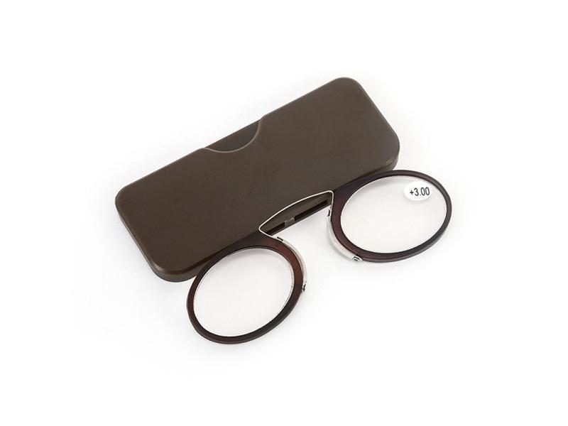 Stick On Phone MINI Clip Nose Bridge Reading Glasses 1.0 To 2.5 Portable Carousel 1