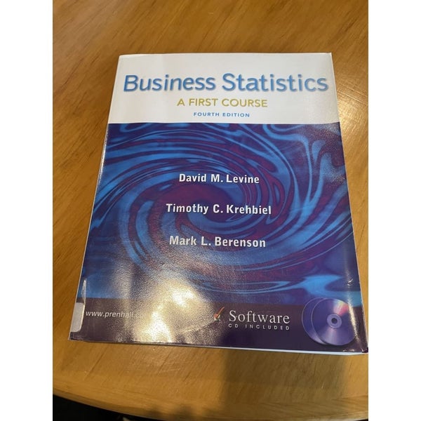 Business Statistics: A First Course - Fourth Edition Carousel 1