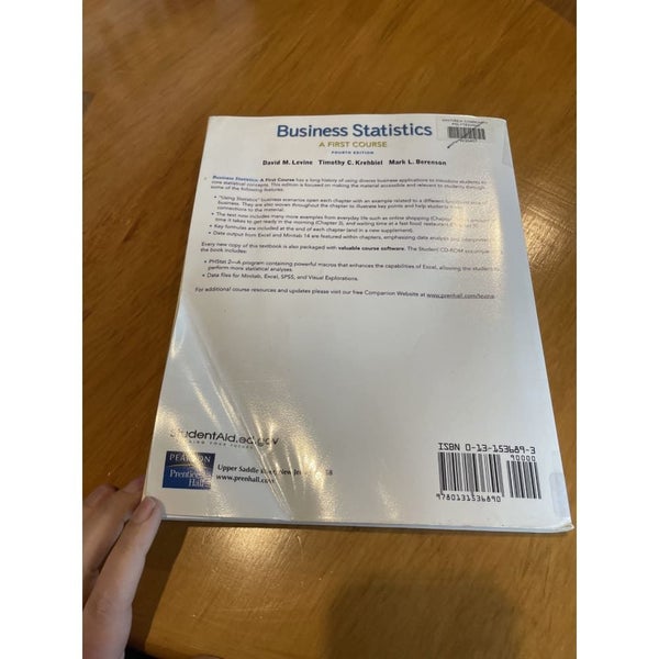 Business Statistics: A First Course - Fourth Edition Carousel 2