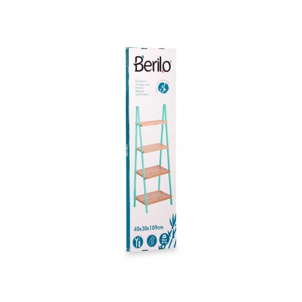 Bathroom Shelves By Berilo Wr55044427 Natural Mint 40 X 109 X 30 Cm Carousel 2