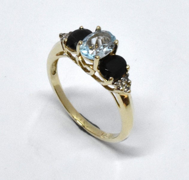 10ct Multi stone Dress Ring size M valued $1.250.- Carousel 1