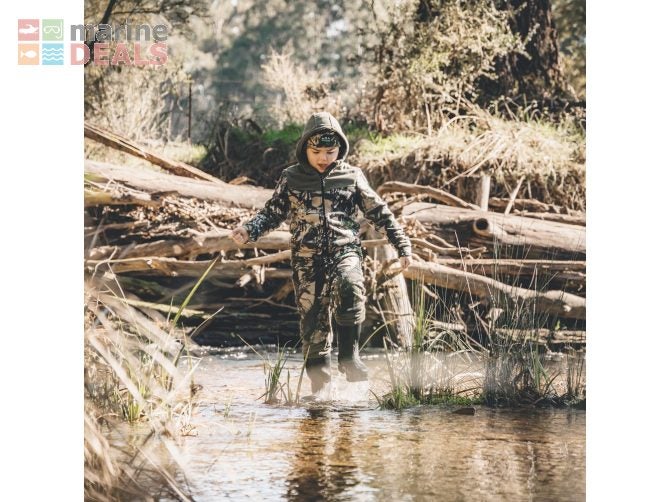 Ridgeline Spliced Kids Fleece Hoodie Buffalo Camo… Carousel 4