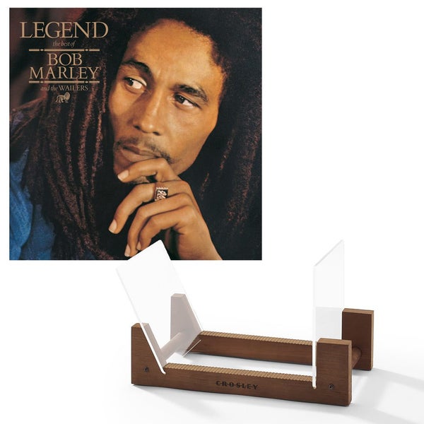 Bob Marley - Legend - Vinyl Album & Crosley Record Storage Display Stand Carousel 1