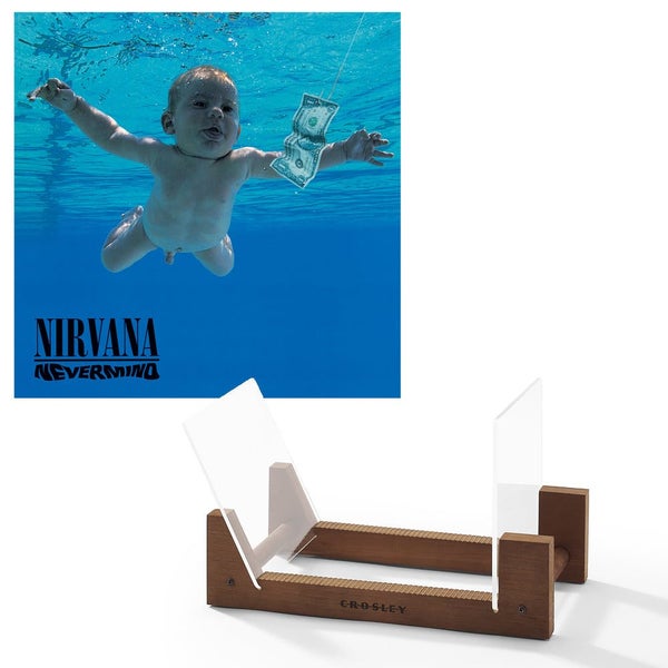 Nirvana Nevermind - Vinyl Album & Crosley Record Storage Display Stand Carousel 1