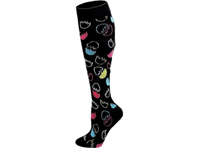 Compression Socks For Women Men Cycling Hiking Running Varicose Veins Blood Carousel 1